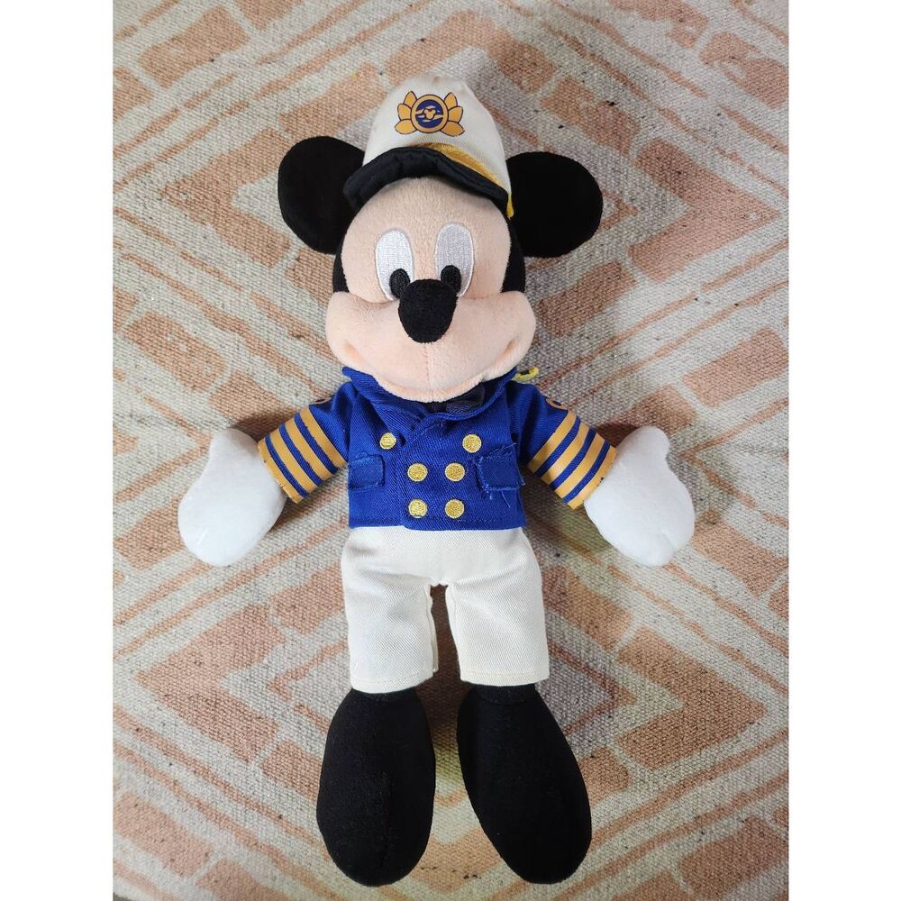 Walt Disney Mickey Sailor Plush Stuffed Animal Toy #A91